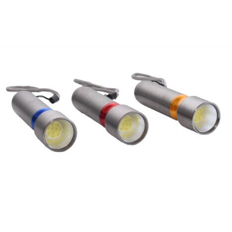 LANTERNA ARGINTIE CU LED COB, 3XR3